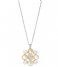 TI SENTO - Milano  925 Sterling Silver Necklace 34046YP Pearl with yellow gold plated