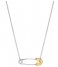 TI SENTO - Milano  925 Sterling Silver Necklace 34048SY Silver yellow gold plated