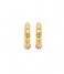 TI SENTO - Milano  925 Sterling Silver Earrings 7961SY Silver yellow gold plated