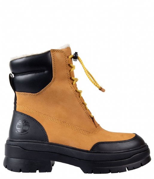 Timberland  Mid Pull On Waterproof Boot Wide Brooke Valley Wheat (2311)