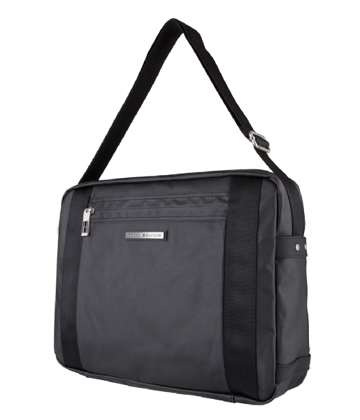 Sheldon Messenger black Tommy Hilfiger The Little Green Bag