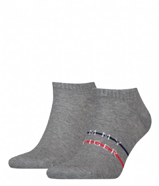 Tommy Hilfiger  Men Sneaker 2-Pack Stripe Mid Grey Melange (002)