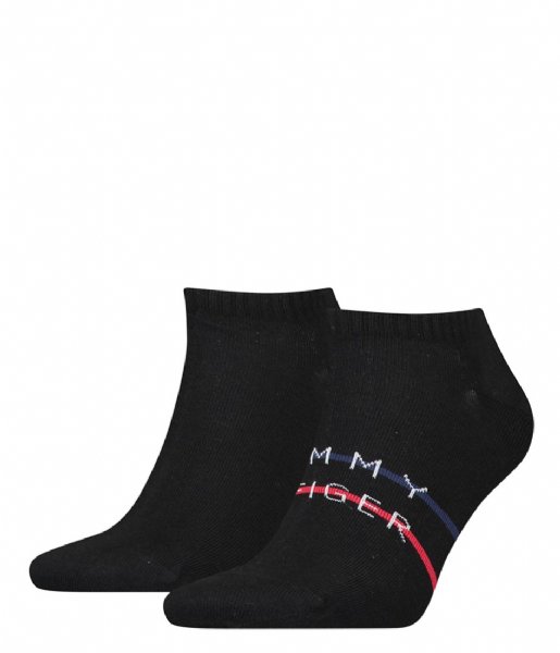 Tommy Hilfiger  Men Sneaker 2-Pack Stripe Black (003)