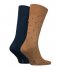 Tommy Hilfiger  Sock 2-Pack Dot Khaki (002)