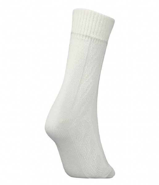Tommy Hilfiger  Sock 1P Cable Wool Off White (001)