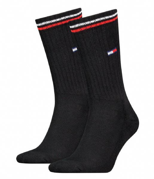 Tommy Hilfiger  Sock 2-Pack Iconic Black (003)