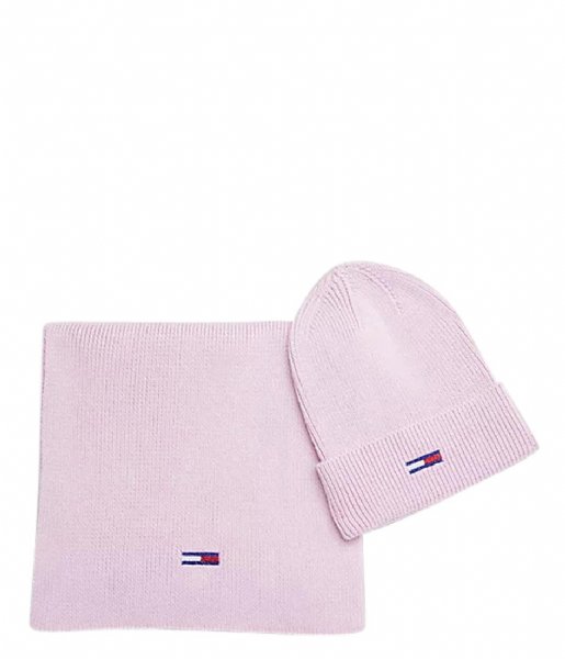 Tommy Hilfiger  Tjw Flag Beanie And French Orchid (TOB)