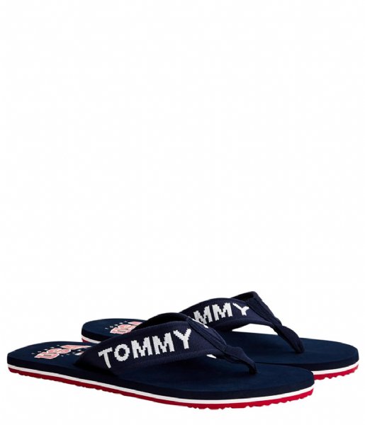 Tommy Hilfiger  Tommy Jeans Flip Flop Logo Tape Twilight Navy (C87)
