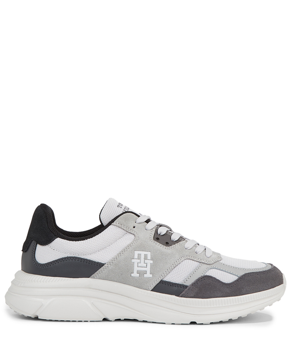 Tommy hilfiger hot sale silver sneakers