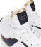 Tommy Hilfiger  High Th Basket Sneaker White Rwb (0K9)