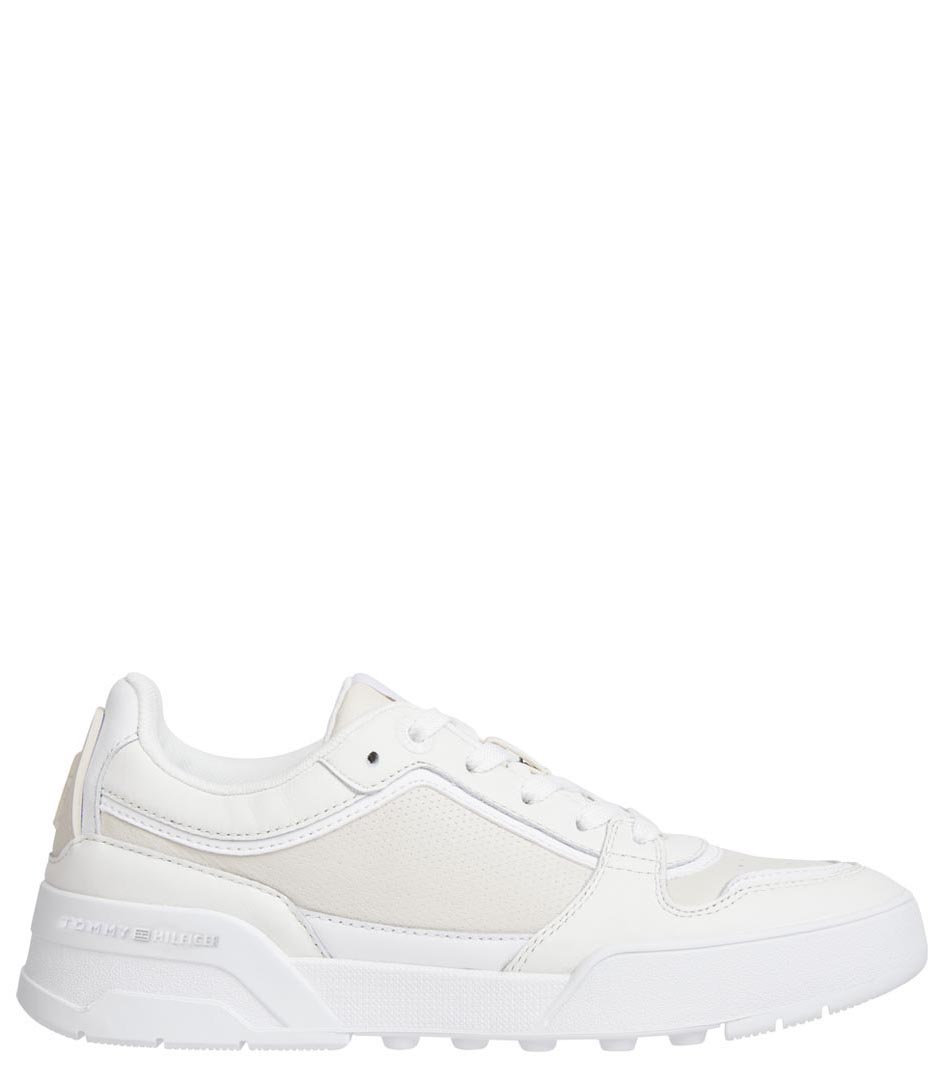 Tommy Hilfiger Sneakers Low Th Basket Sneaker White (YBS) | The Little ...