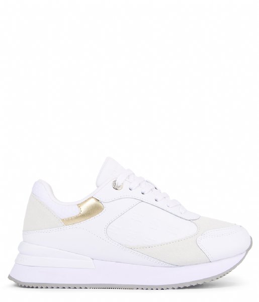 Tommy Hilfiger  Elevated Embossed Runner Gold colored White (YBS)