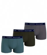 Tommy Hilfiger 3-Pack Trunk Frosted Green Army Green Dark Ash (0XX)