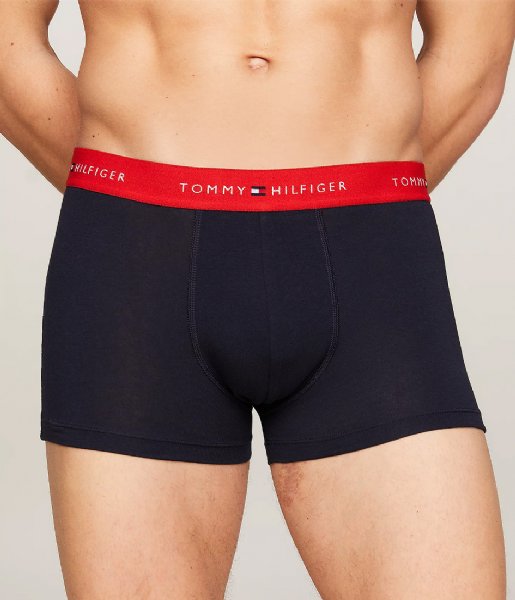 Tommy Hilfiger  3-Pack Wb Trunk Fierce Red-Well Water-Anchor Blue (0XZ)