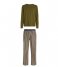 Tommy Hilfiger  Long Sleeve Pant Woven Set Pr Putting Green Bold Stripe (0T3)