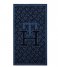 Tommy Hilfiger Handdoek Towel Msw Monogram Amd Blue Coast (0YJ)