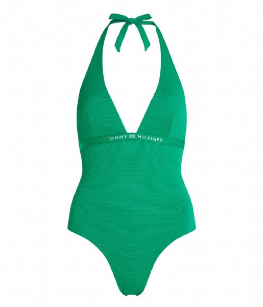 Tommy Hilfiger  Halter One Piece Rp Olympic Green (L4B)