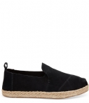 Toms Espadrilles Alpargata Suede Zwart toms kopen in de aanbieding
