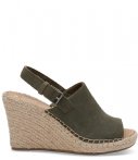 Toms Sandalen Monica Wedge Groen toms kopen in de aanbieding