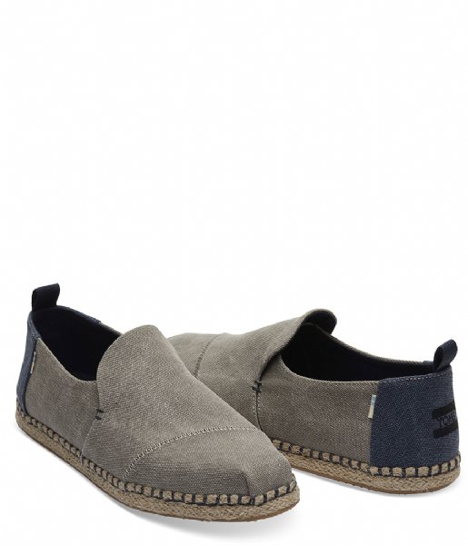 TOMS  Washed Espadrilles drizzle grey (10013214)