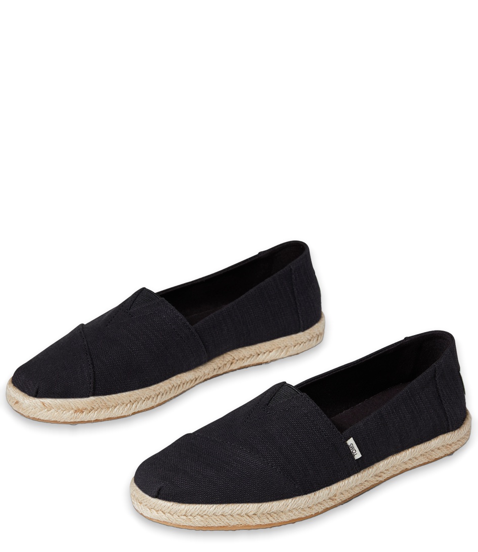 TOMS Espadrilles Women Espadrille Alpargata Rope Black The Little