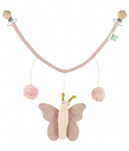 Trixie Baby Accessoire Pram Chain Butterfly Roze