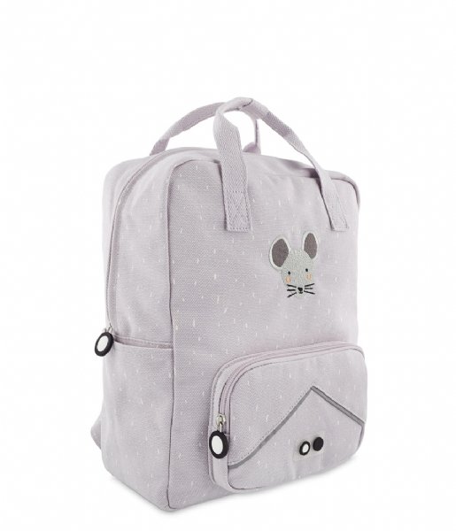 Trixie  Backpack Large Mrs. Mouse Purple