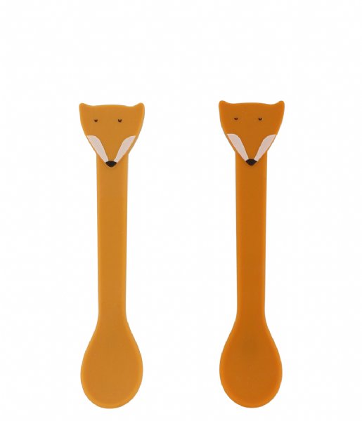 Trixie  Silicone Spoon 2-Pack Mr. Fox Mr. Fox