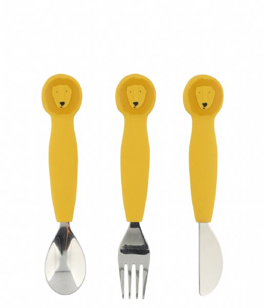 Trixie  Silicone Cutlery Set 3-Pack Mr. Lion Mr. Lion
