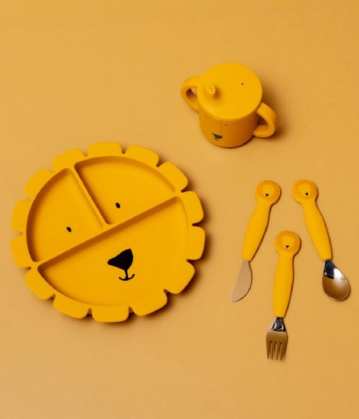 Trixie  Silicone Cutlery Set 3-Pack Mr. Lion Mr. Lion