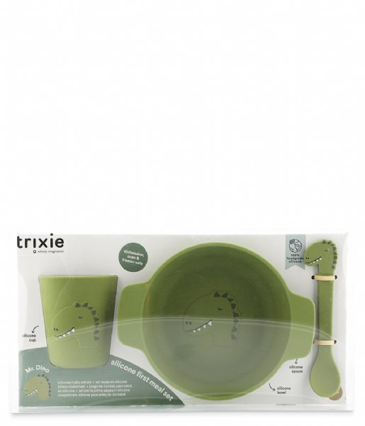 Trixie  Silicone First Meal Set Mr. Dino Mr. Dino