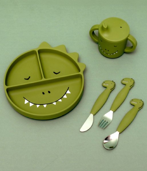 Trixie  Silicone Cutlery Set 3-Pack Mr. Dino Mr. Dino