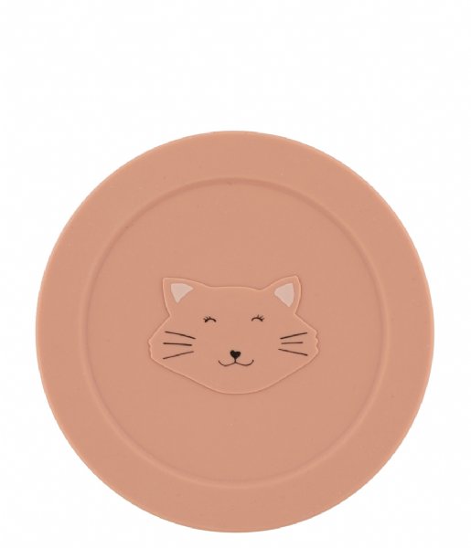 Trixie  Silicone Snack Pot With Lid Mrs. Cat Mrs. Cat