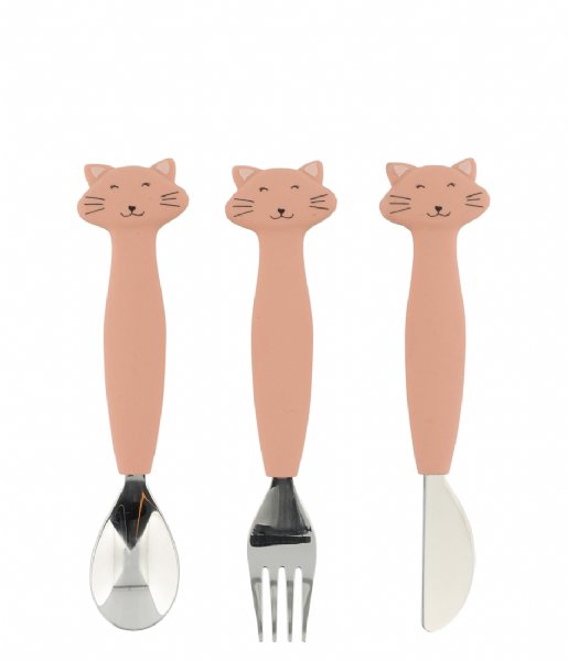 Trixie  Silicone Cutlery Set 3-Pack Mrs. Cat Mrs. Cat
