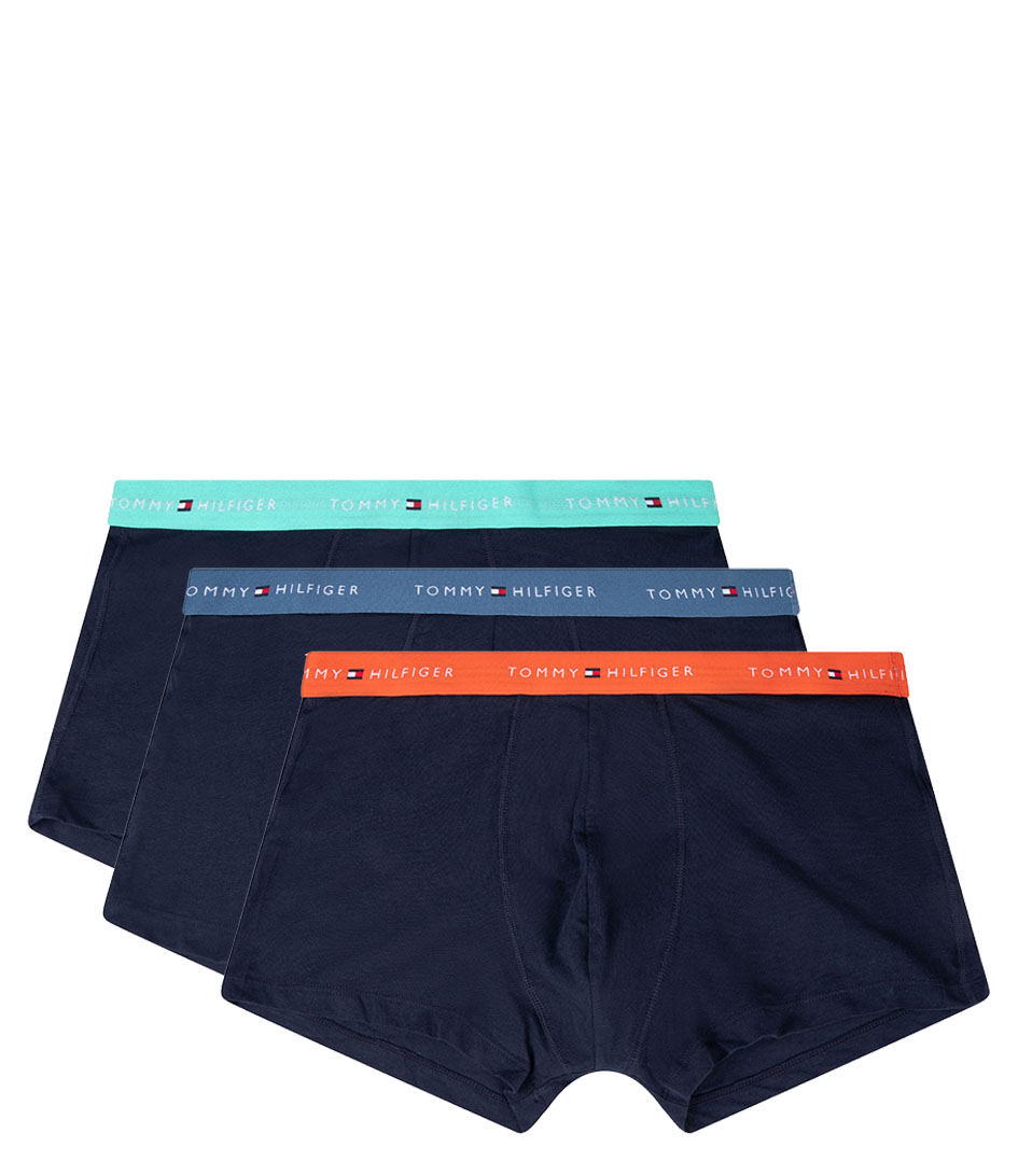 Tommy Hilfiger Trunks 3 Pack in Blue Um0um02763