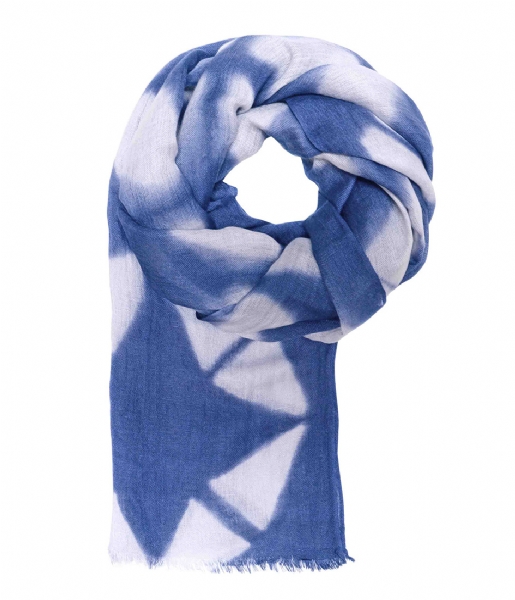 Unmade Copenhagen  Tie Dye Scarf  blue (43)
