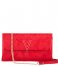 Valentino Bags  Flash Suede Clutch rosso