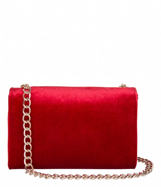 Valentino Bags  Marilyn Clutch Velvet rosso