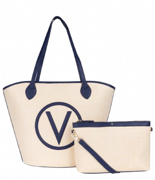 Valentino Bags  Covent Shopping Naturale/Blu (H79)