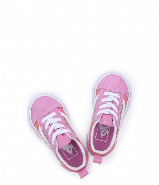 accu Aan de overkant Helder op Vans Sneakers TD Old Skool Elastic Lace Rose Camo Pink Floral | The Little  Green Bag