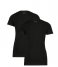 Vingino  Boys T-Shirt V-Neck 2-Pack Deep Black