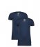 VinginoBoys T-Shirt V-Neck 2-Pack Midnight Blue
