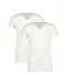 VinginoBoys T-Shirt V-Neck 2-Pack Real White