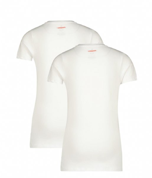 Vingino  Boys T-Shirt V-Neck 2-Pack Real White