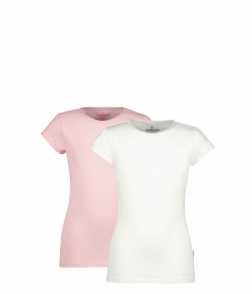 Vingino  Girls T-Shirt 2-Pack Multicolor Pink