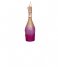 Vondels  Ornament Glass Champagne Bottle H16.5 cm Pink Gold