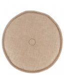 Zusss Sierkussens Rond Kussen 40X8cm Lichtbruin