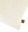 Zusss Poduszkę dekoracyjne Kussen Met Boog Relief 45X45 cm Off White (0513)