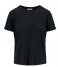 Zusss  T-Shirt Met Ronde Hals Zwart (0000)