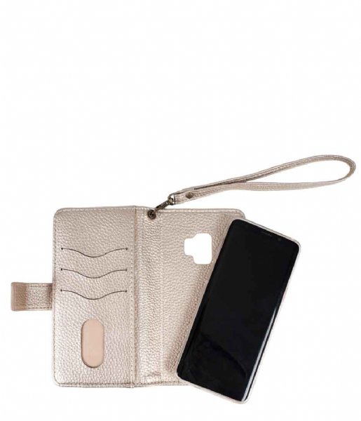 Zusss Smartphone cover Leuke Portemonee Telefoonhoes Iphone X goud metallic Zusss Smartphone cover Leuke Portemonee Telefoonhoes Iphone X goud metallic